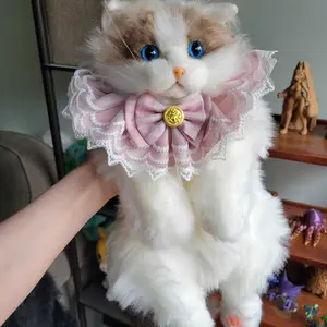 Product Review of 【TikTokShopBacktoSchool】Chongker Stylish Daypack Plush Cat Backpack - Realistic Stuffed Animal Fashion Accessory & Unique Gift for Cat Lovers - 1 Set Gift Wrap from ♡**♡