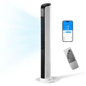 Winado 42" Tower Fan for Bedroom, Smart Floor Fan with App & Remote Control, 130° Adjustable Oscillating, 3 Speeds, 3 Modes and 12H Timer, 25dB Quiet Fan for Cooling Home Office