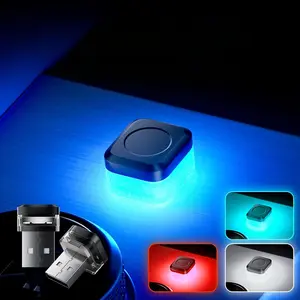 Car USB Atmosphere Light, Car Interior Decoration LED Car USB Ambient Lamp, Car Lighting LED Atmosphere Light for Vehicle Interior Decor, Car Led Lights, Car Decorative Light
