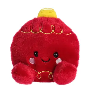 Palm Pals Festive Rubi Ornament 5 inch Red Mini Soft Plush Collectable Stuffed Animal