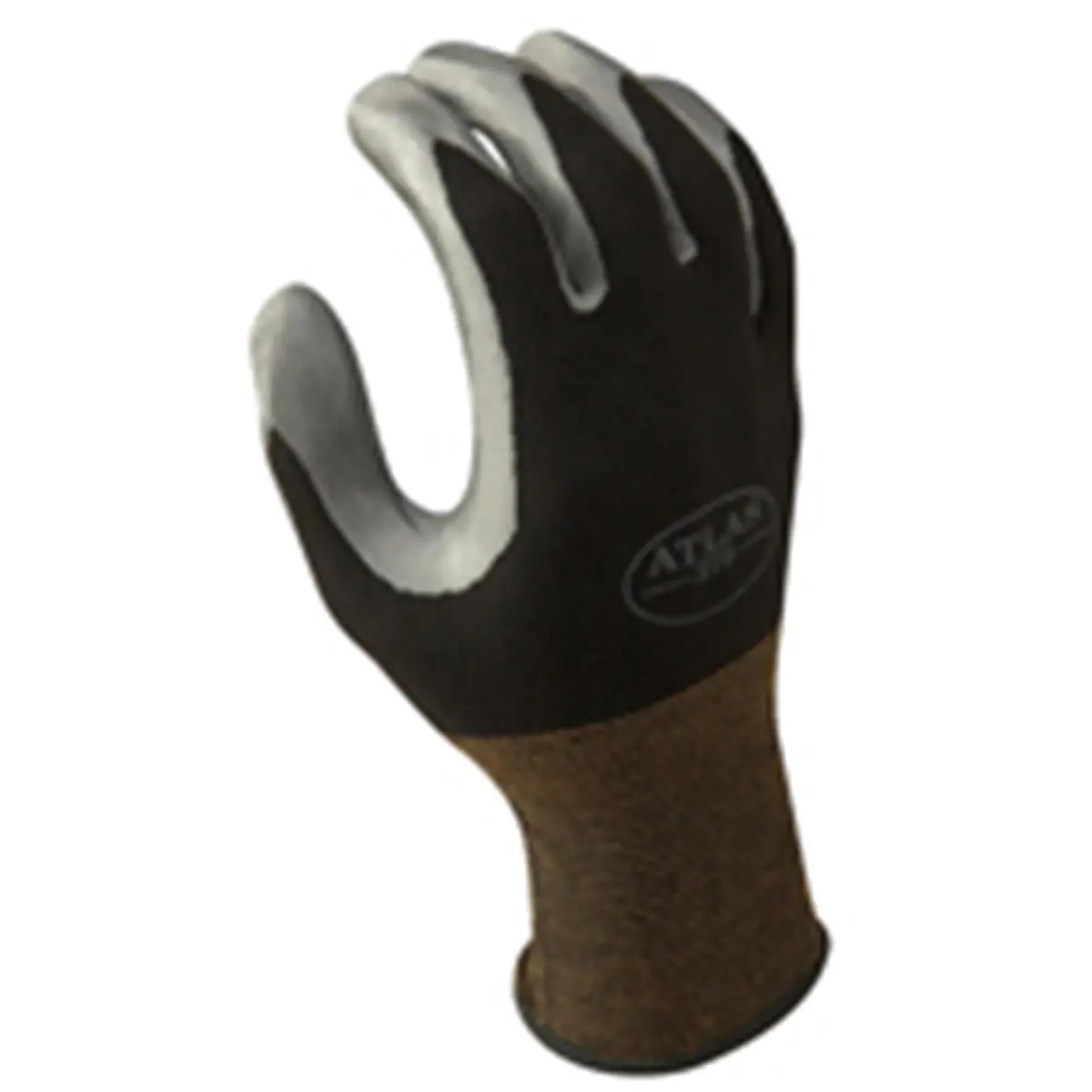 Anti-Slip Support Safety Work Gloves, 370BXL-09.RT Extra Large Atlas 370 Nitril Black Gloves, Gloves For Work, Black Nitrile Gloves