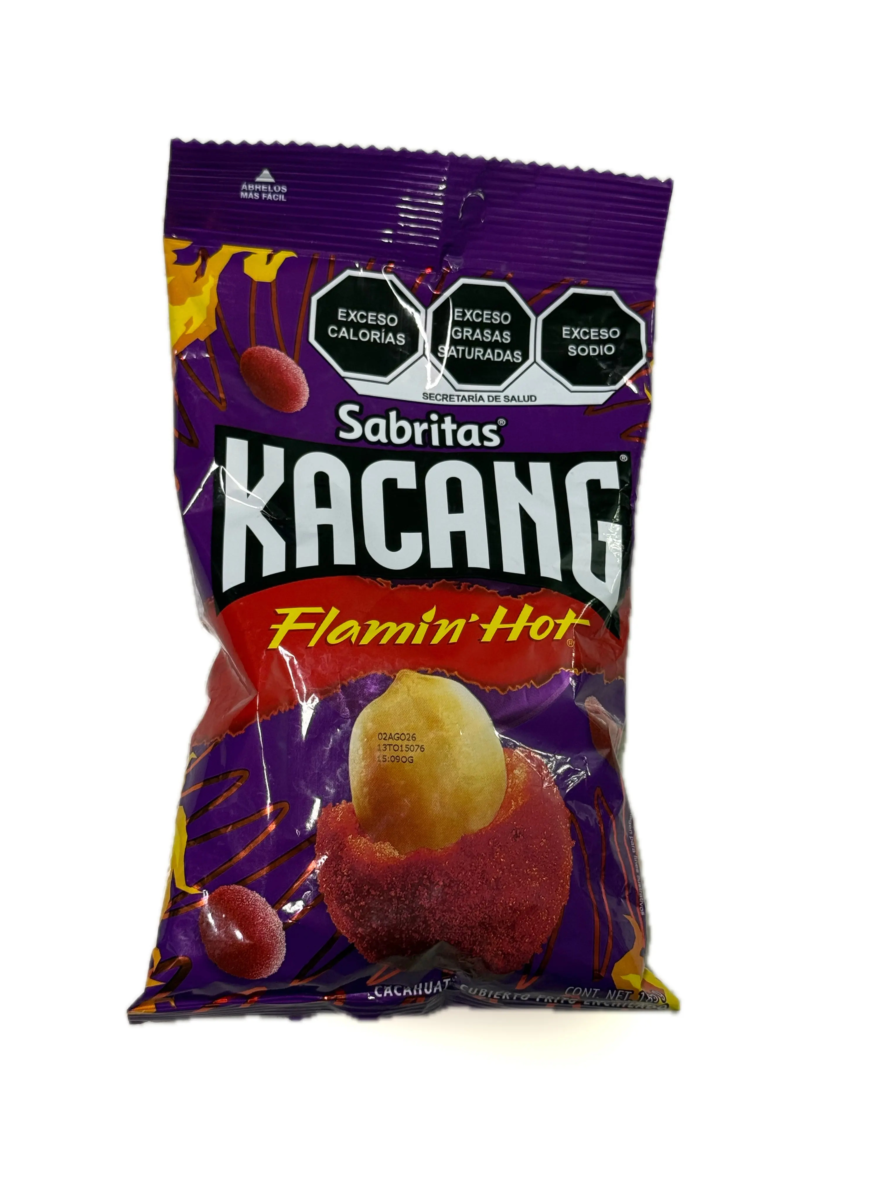 Sabritas Kacang Flamin’ Hot Spicy Coated Peanuts Snack Bag 185g – Imported from Mexico