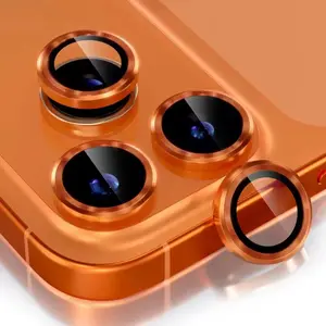 Colored Metal Camera Lens Protector for iPhone 17 Strong Tempered Glass Scratch Resistant Lens For iPhone 17 Pro Max