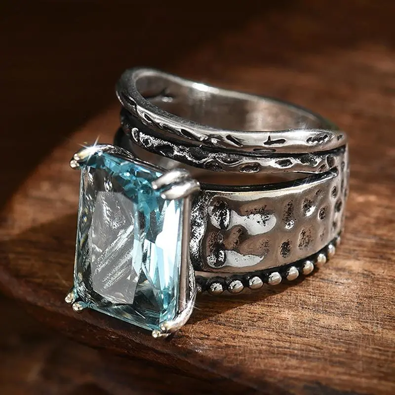 Bohemian Retro Copper Ring, sparkling rings for women, promise rings for gf, engagement rings, accessories for women, accessories, womens gifts, Suitable for parties, festivals, gifting, and daily wear, Fashionable Jewelry