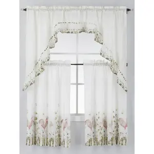 Kc-3 2021 Printed Kitchen Curtain - Versatile Design for Various Home Decor Styles