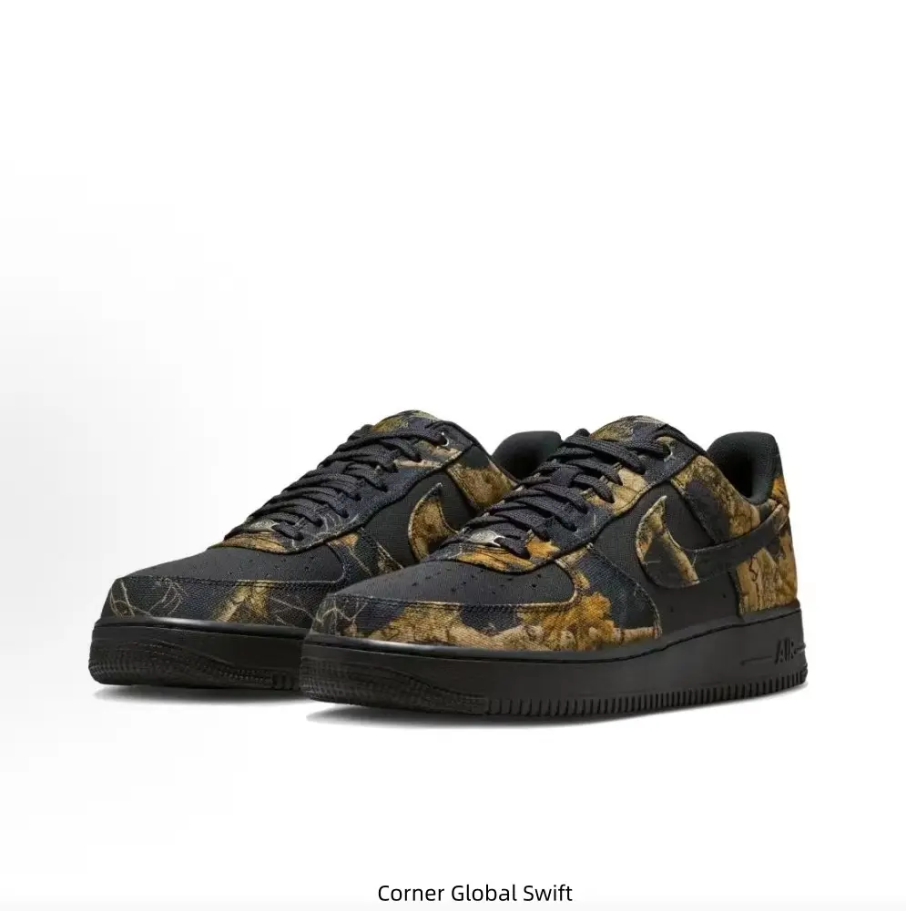 Black Gold Map Printed Low Top Skate Sneakers Vintage Camo Pattern Leather Flat Shoes Non Slip Black Rubber Sole Street Hip Hop Fashion Daily Walking Trainers Unisex Men Women Retro Graphic Casual Footwear