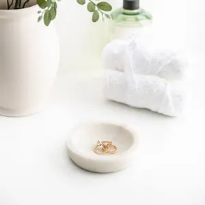 Marble Trinket Dish - Stylish Serving Dish for Plates and Accessories