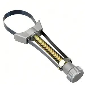 Universal Adjustable Diameter Car Oil Filter Wrench, Steel Strap Engine Oil Filter Removal Tool for Auto Oil Change, Car Oil Filter Wrench，Engine oil filter