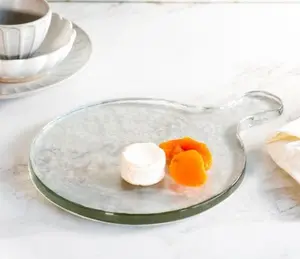 Clear Round Glass Cheese Chiller