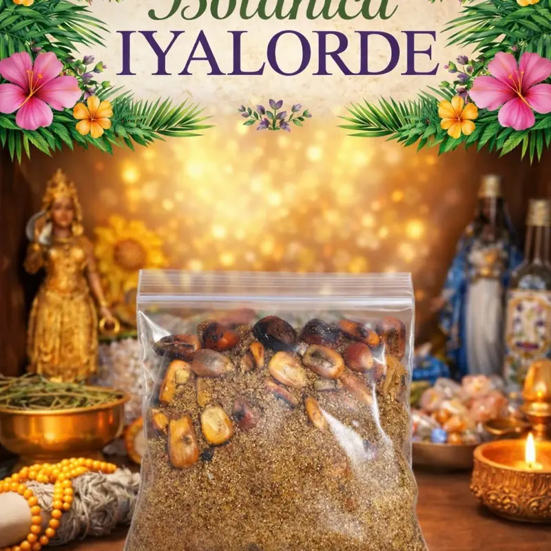 Maíz tostado, Jutia y pescado ahumado 1.9OZ Religious Decor
