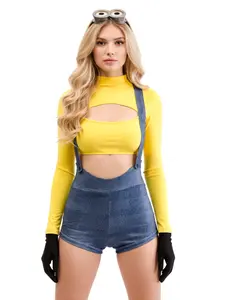 Tiny Chaos Yellow Mini Worker 5 Piece Costume Set