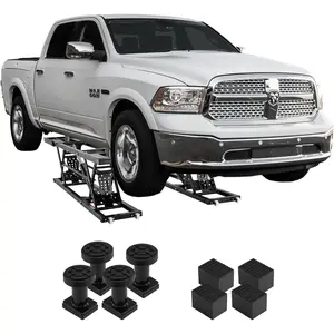 VEVOR Portable Car Lift - 7,000 LBS Capacity, 26.8" Max. Height, Heavy-Duty Carbon Steel Truck Lift with 120V Power Unit