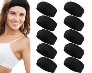 Styla Hair Headbands for Women Pack of 10 Stretch No Slip Design Comfort for