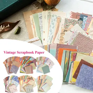 360 Sheets in 6 Packs Vintage Scrapbook Paper,Multicolor,Rectangular,Matte Finish,Ideal for Scrapbooking,Journaling,Art,DIY Projects gift