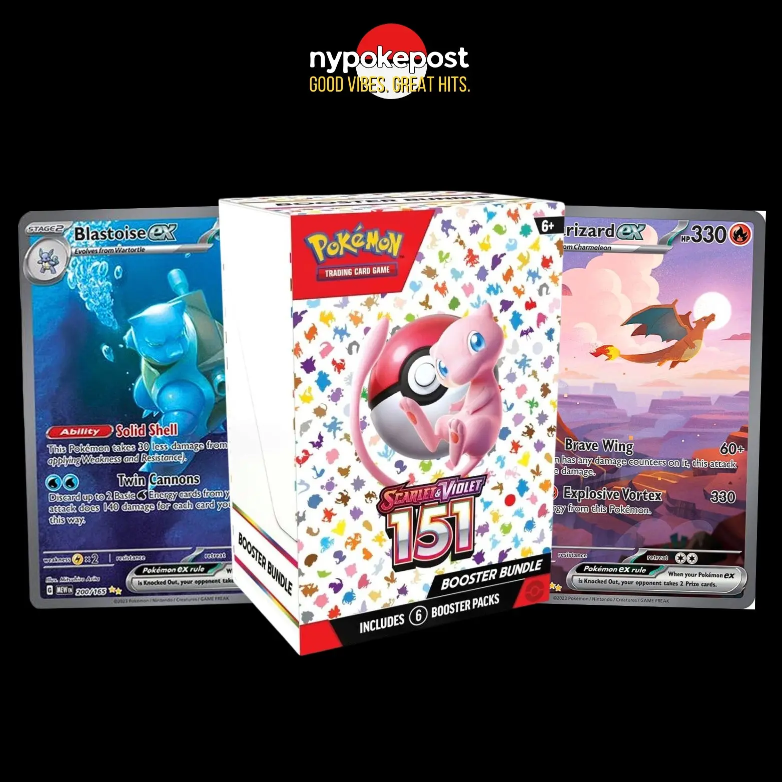 151 Booster Bundle - 6 packs - Scarlet & Violet - Pokemon Trading Card Game TCG