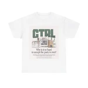 CTRL T-Shirt - Minimalist Tech - Inspired Graphic Tee Casual Fashion Soft