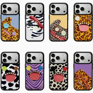 【Black Frame Transparent Magnetic Case】fugglerⅧ Phone Case iPhone17ProMax MagSafe Phone Case 16Pro Shockproof Case Compatible with iPhone15/14/13/12 FWD