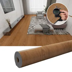 Thick 3D Texture Vintage Wood Grain Pattern Non-Slip Self-Adhesive Floor Mat, Waterproof, Durable, Easy Clean, DIY Flooring Cover, Indoor Use