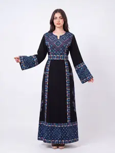 Malak Thobe - Embrodiered Women's Thobe - Ceremonial Arabic Eid Dress - Perfect for Ramadan, Gifts for Her, Eid