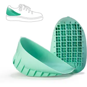 Heavy Duty Heel Cups, Cushion Insert for Shock Absorption, Plantar Fasciitis, Sever’s Disease and Heel Pain,  Regular, 1 Pair Natural Footwear