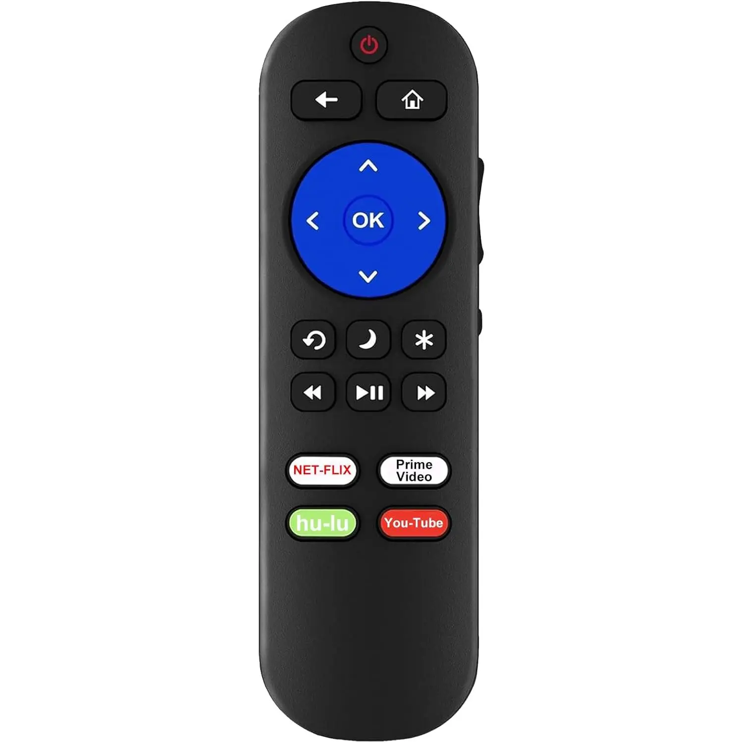 Pack of 2 Remote Only Compatible with Roku TV Remote, for Hisense/TCL/Onn/Element/Sharp/Haier/Hitachi/LG/Sanyo/JVC/Magnavox/RCA/Philips/Westinghouse Roku Series Smart TV