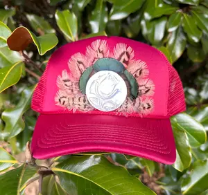Pheasant Feather Trucker Hat - Cruelty Free