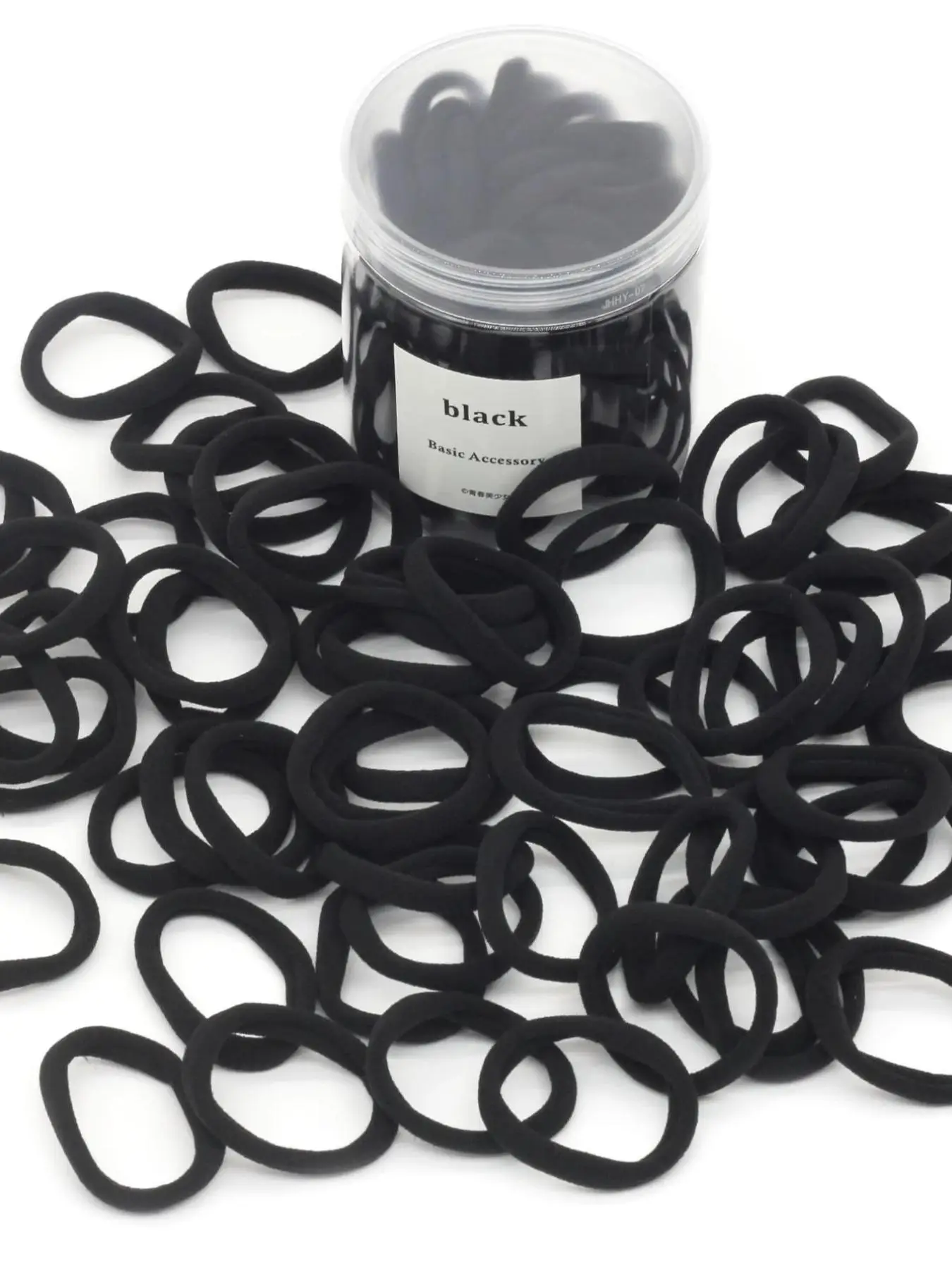 Plain Color Hair Ties for Valentine's Party Style, Casual Elastic Hair Ties, Fashion Hair Accessories for Daily Use for Women & Girls, Rubber Bands