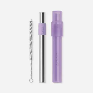Jumbo Pocket Straw - Purple