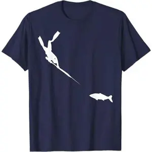 Spearfishing T-Shirt FreeDiver Fish Hunting Tee T-Shirt