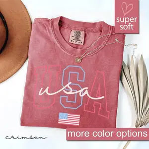 Comfort Colors® Usa Shirt, 4th Of July Shirt Women, Patriotic Shirt, Fourth Of July Shirt, American Shirt, July 4th Shirt, America Shirt