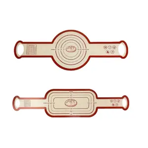 Set of 2/4 Premium Silicone Bread Sling Liners for Dutch Ovens — Featuring Long Handles and Reusable Baking Mats — Ideal for Proofing and Transferring Dough — Non-Stick, High-Quality Kitchen Accessory for Baking Bread, Biscuits, and More
