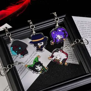 The Freak Circus 5-Piece Chibi Acrylic Keychain Set | Creepy Cute Character Bag Charms