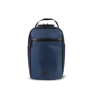 Rig Mini - 100% Smell Proof, Lockable, Glossy Blue Canvas Crossbody