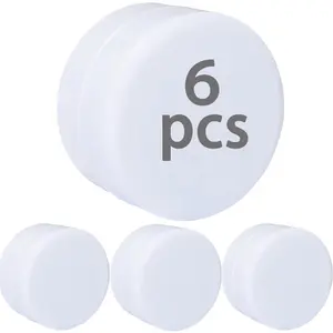 3 Sets Shower Curtain Weights Bottom, Magnetic Heavy Duty Weights Premium Shower Curtain Liner Clips Added Weight, Work for Drapery, Tablecloth, Stop Shower Curtain Blowing in, White Weights