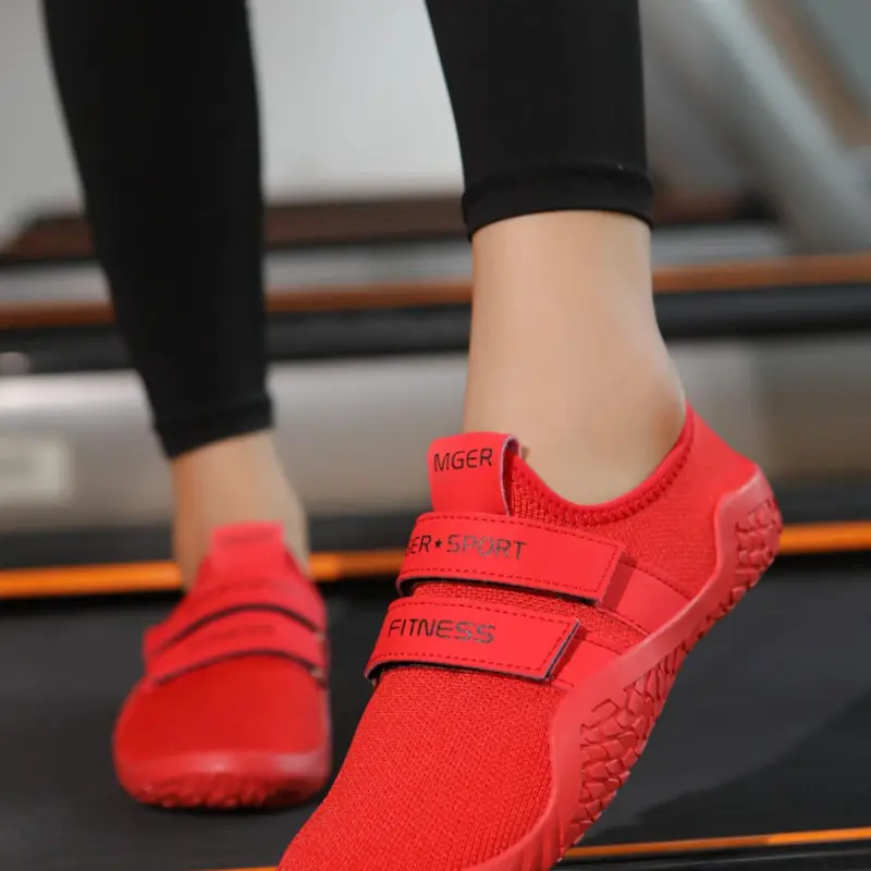 Unisex's Sporty Velcro Training Shoes, Sporty Breathable Comfortable Gym Shoes, Men's Training & Gym Shoes for Indoor Fitness, Athletic Sports Shoes, Lightweight Athletic Shoes, Workout Sneakers, Training Footwear