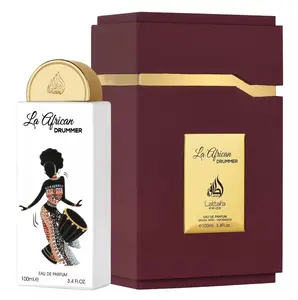 Lattafa Pride La African Drummer Eau de Parfum Spray for Women, 3.4 Ounce