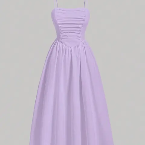 Women's Plain Cami Dress, Elegant   Dress for Party Holiday Wedding Guest, Ladies Clothes for All Seasons