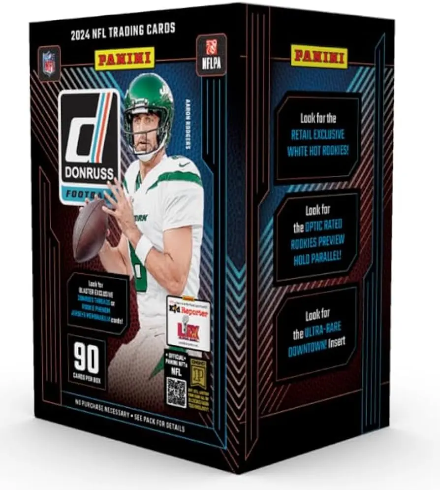 Panini Donruss 2024 Blaster with Cards, Mix of Inserts, Parallels & Autographs, Great for Collectors and Enthusiasts
