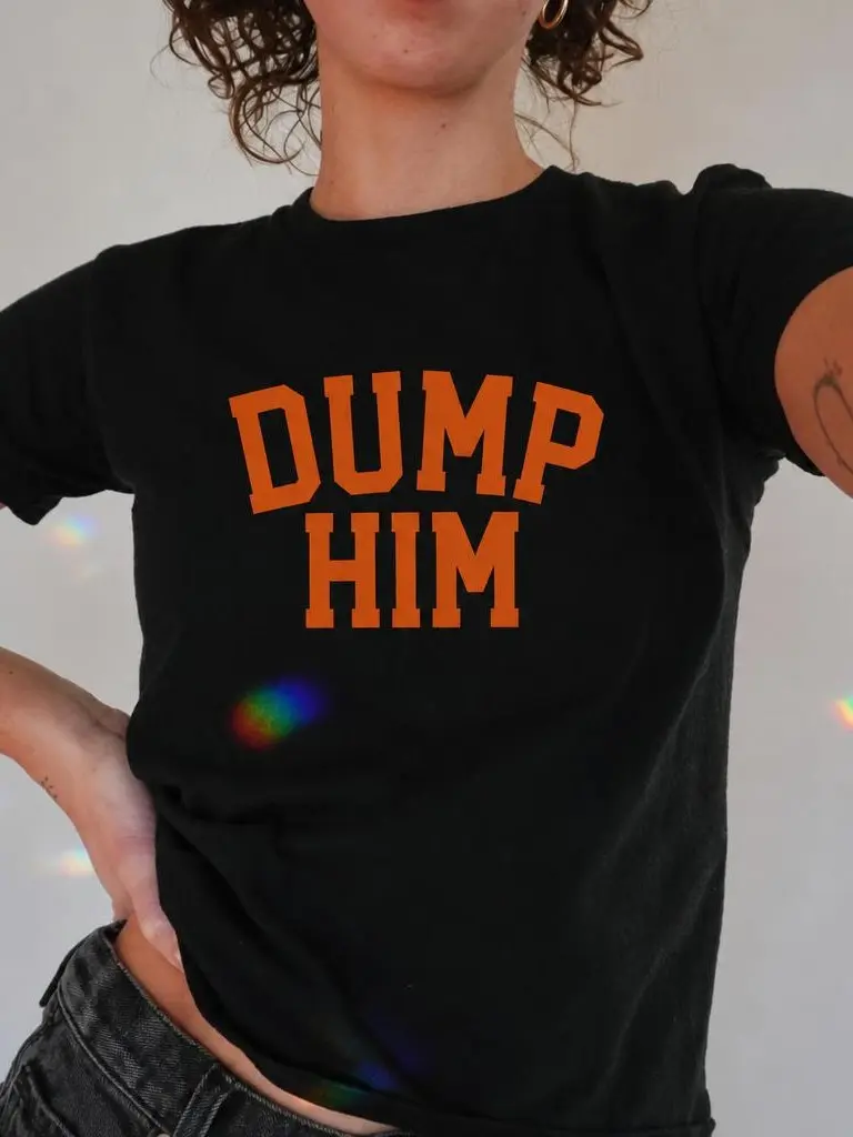 Dump Him 90s Inspired Shirt, Trendy y2k Shirt