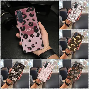 Soft case Phone Pouch Phone Case For Sony Xperia5 ii Anti-dust Anti-knock Protective Dirt-resistant Silicone Waterproof oil painting Fashion Design Cute Back Cover Durable Graffiti