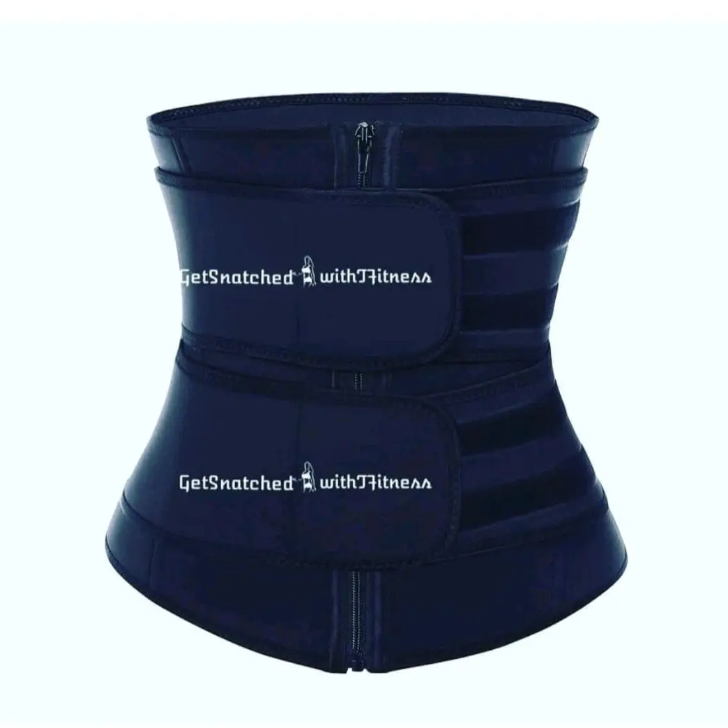 Get Snatched with T Fitness Double strap Latex Waist Trainer Womenswear Comfort Workout Shapewear
