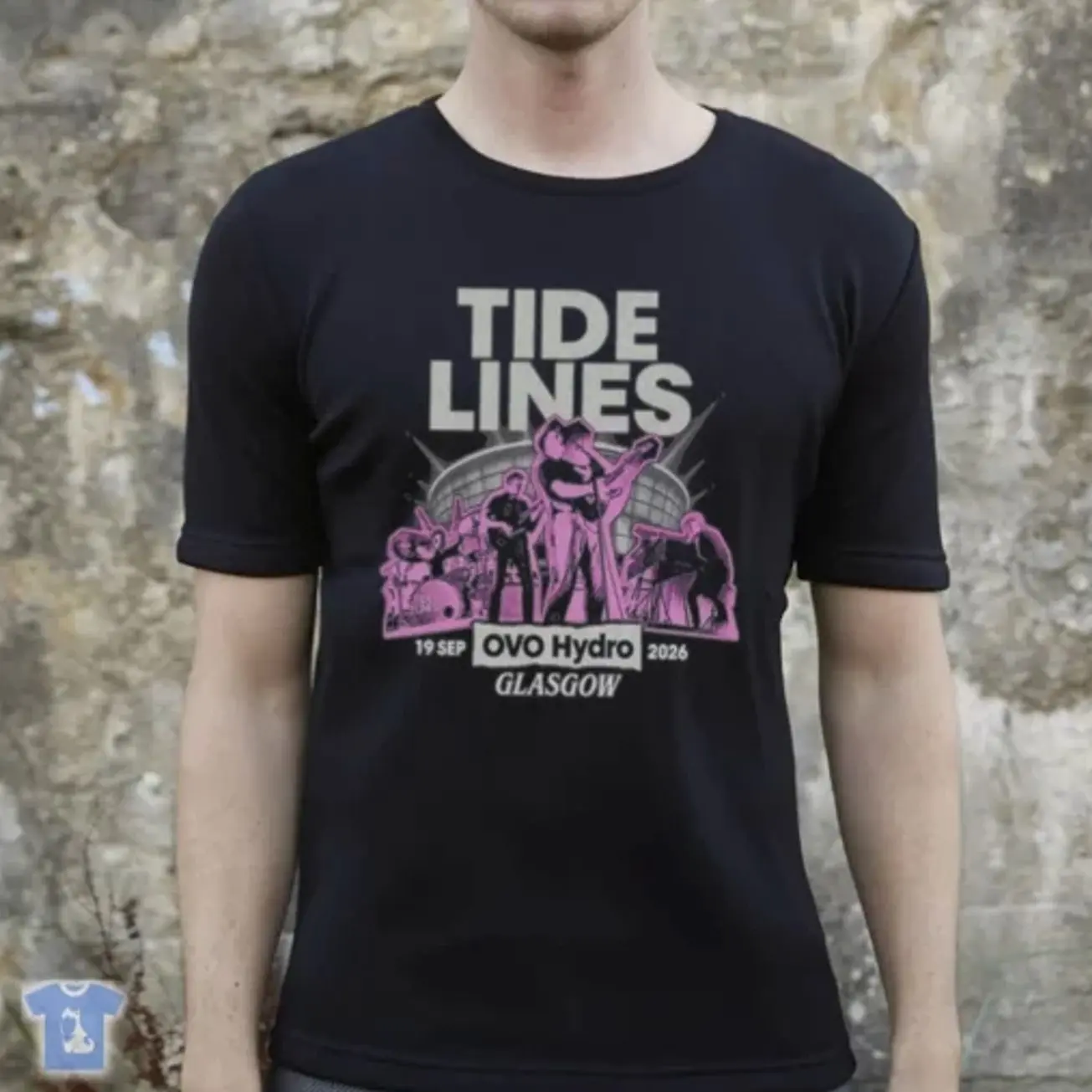 Glasgow Tide Lines 2026 Concert T-Shirt IMI