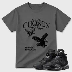 Black Grey 6 Sneaker Match T-Shirt, Black Grey 6 Graphic Tee, 6 Black Grey Outfit Shirt, Unisex Graphic Shirt, Casual Everyday Wear