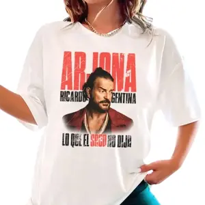 Ricardo Arjona Argentina Tour 2026 Shirt, Latin Pop Concert Portrait Style, Music Tour TShirt for Woman And Man Fans D1D