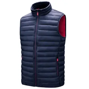 Spring Mens  Vest Jacket Coat Quilted Padded Outwear Winter Light Weight Slim-fitting Casual Sleeveless Menswear Nylon Stylish Tops Overall Puffer Tropical men's vest Lightweight