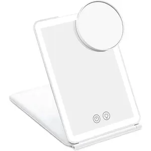 Mirror with Lights, Dimmable Screen Makeup Mirror with 3 Color Lighting Modes, 72 Led Lights, Suitable for Travel, Room, Living Room and Dressing Table