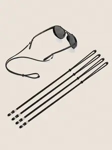 Adjustable Eyewear Retainers, 4 Pack Anti-Slip Glasses Straps for Sports, Ideal for Active Lifestyles and Outdoor Activities