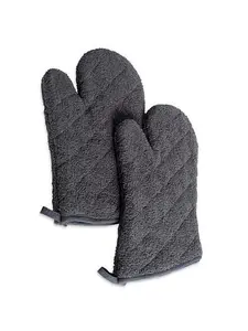 Design Imports Terry Oven Mitt Set of 2