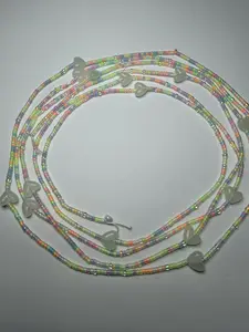 Sweet Tart- Traditional Tie on WaistBeads