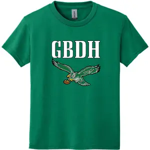 GBDH Philly Football Hoodie & Sweatshirt Retro Eagle Kelly Green Gameday Gear Funny Philadelphia Fan Apparel Go Birds D*ckhead Ultra Soft Fleece Unisex Fit